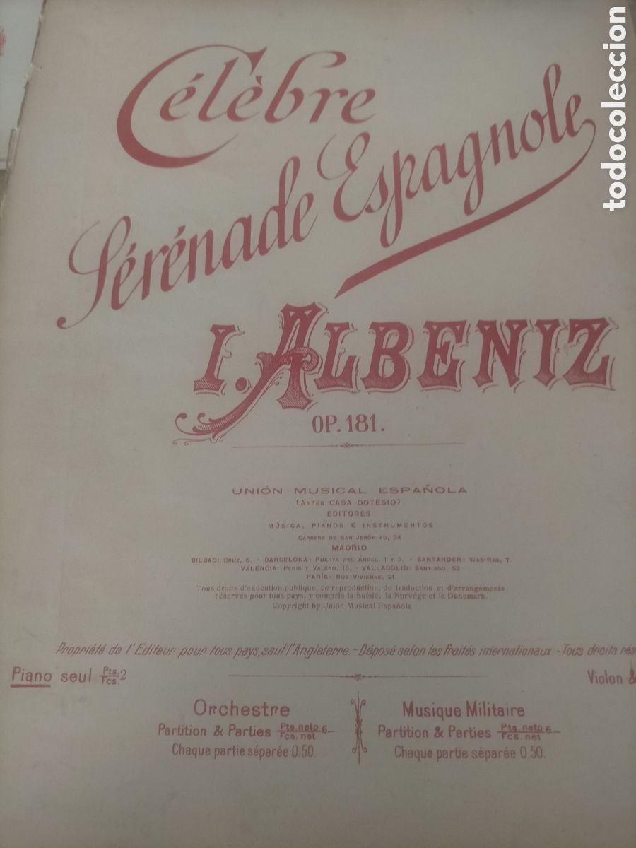 Partituras musicales: Lotes de diez partituras musicales 1890-1920
