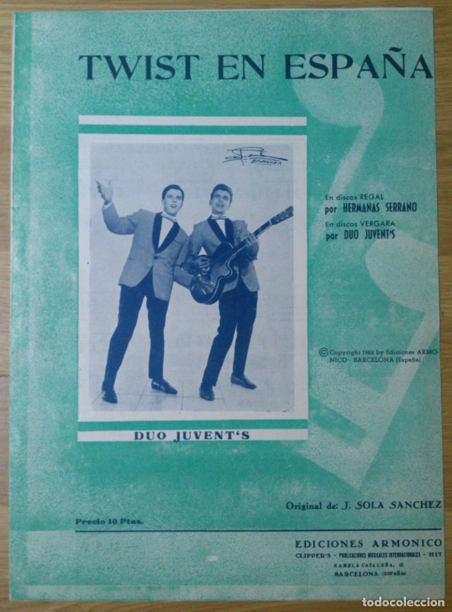 Partituras musicales: PARTITURA 'TWIST EN ESPA&Ntilde;A' - DUO JUVENT'S