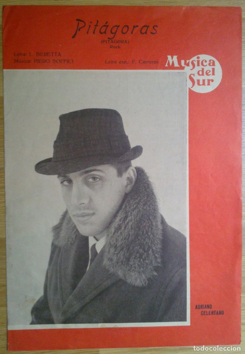 Partituras musicales: PARTITURA 'PITAGORAS' - ADRIANO CELENTANO