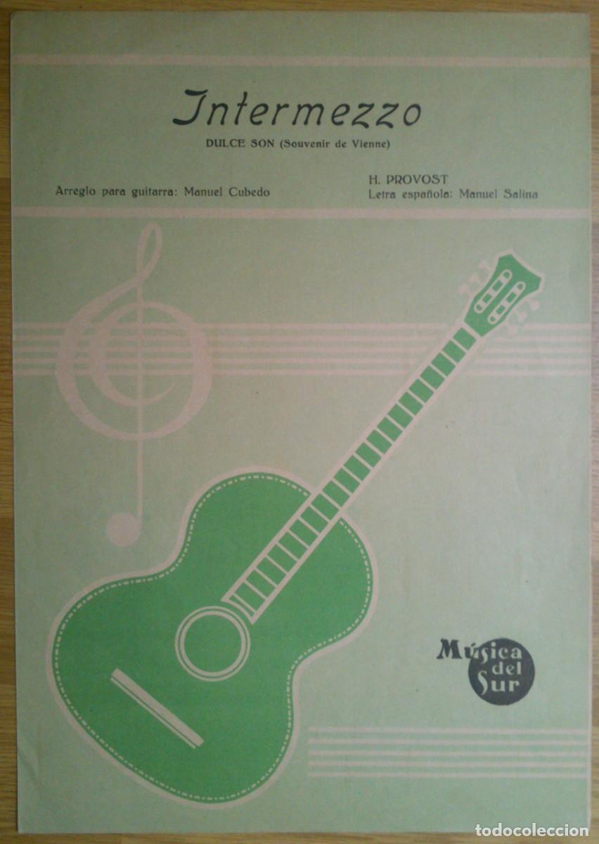 Partituras musicales: PARTITURA 'INTERMEZZO' - H. PROVOST