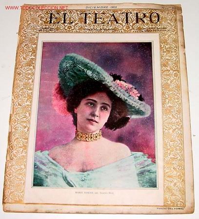 Music magazines: ANTIGUA REVISTA - EL TEATRO N&ordm; 39 - DICIEMBRE 1903 - 28 PAGINAS