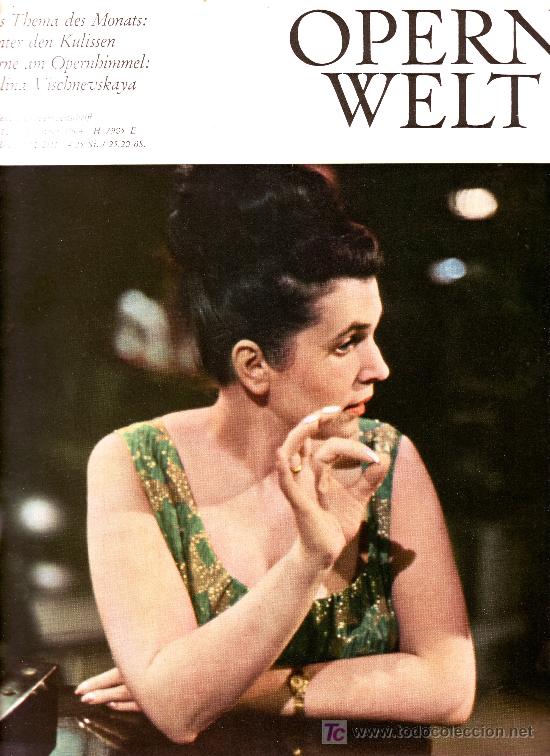 Magazines de musique: opern welt. dezember 1964 (revista de &oacute;pera en alem&aacute;n)