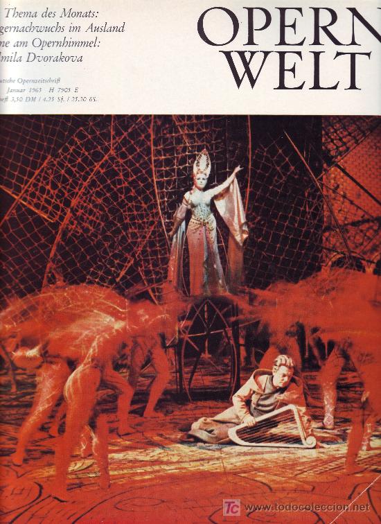 Magazines de musique: opern welt. januar 1965 (revista de &oacute;pera en alem&aacute;n)