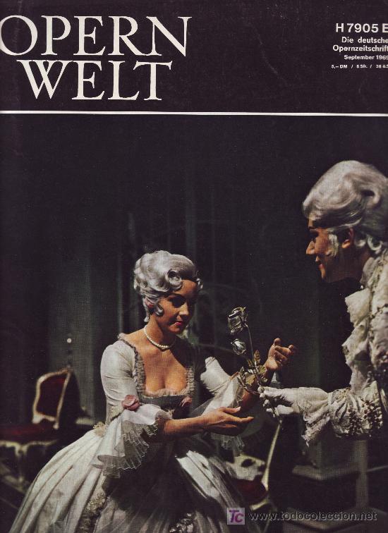 Magazines de musique: opern welt. september 1969  (revista de &oacute;pera en alem&aacute;n)