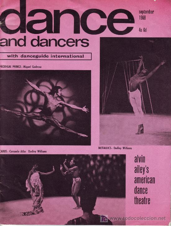 Magazines de musique: dance and dancers. september 1968