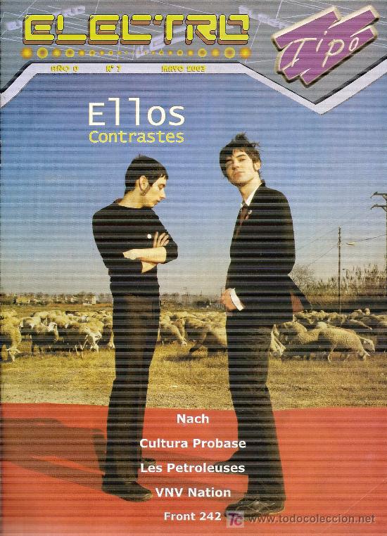 Magazines de musique: Revista 'Rock-Electro & Tipo', n&ordm; 44. Mayo 2003. 2 portadas: Sonotones y Ellos.