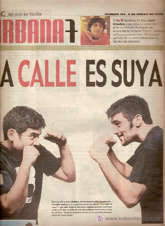 Music magazines: 'Urbana7', n&ordm; 140. 4 de Marzo de 2004. En portada Estopa.