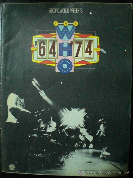 Revistas de m&uacute;sica: THE WHO-64-74 REVISTA MUY RARA DEL 10 ANIVERSARION DEL GRUPO - EN INGLES