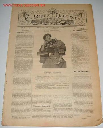 Music magazines: ANTIGUA REVISTA EL DIARIO ILUSTRADO - OPERA - ZARZUELA - CONCIERTOS - NUMERO 3 - MADRID 3 DE NOVIEMB