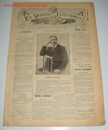 Music magazines: ANTIGUA REVISTA EL DIARIO ILUSTRADO - OPERA - ZARZUELA - CONCIERTOS - NUMERO 5 - MADRID 5 DE NOVIEMB