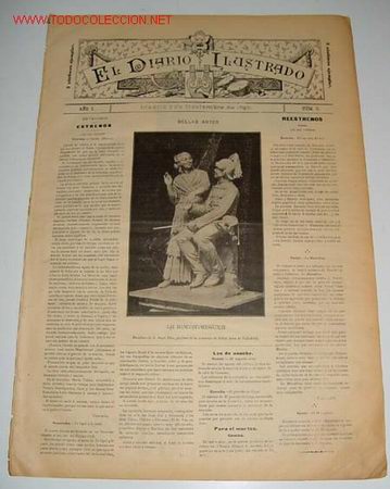 Music magazines: ANTIGUA REVISTA EL DIARIO ILUSTRADO - OPERA - ZARZUELA - CONCIERTOS - NUMERO 6 - MADRID 7 DE NOVIEMB