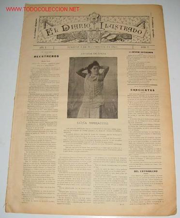 Music magazines: ANTIGUA REVISTA EL DIARIO ILUSTRADO - OPERA - ZARZUELA - CONCIERTOS - NUMERO 7 - MADRID 8 DE NOVIEMB