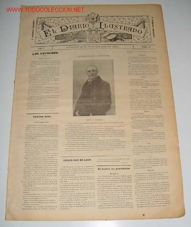 Music magazines: ANTIGUA REVISTA EL DIARIO ILUSTRADO - OPERA - ZARZUELA - CONCIERTOS - NUMERO 17 - MADRID 19 DE NOVIE