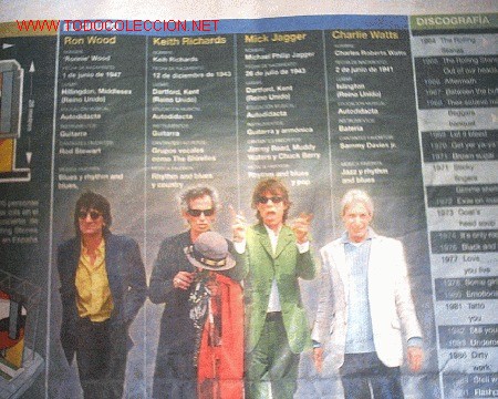 Revistas de m&uacute;sica: ROLLING STONES - Foto 1