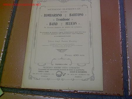 Magazines de musique: METODO ELEMENTAL DE BOMBARDINO BARITONO TOMBON BAJO HELICON - POR ANTONIO JOSEPH FERREIRA -