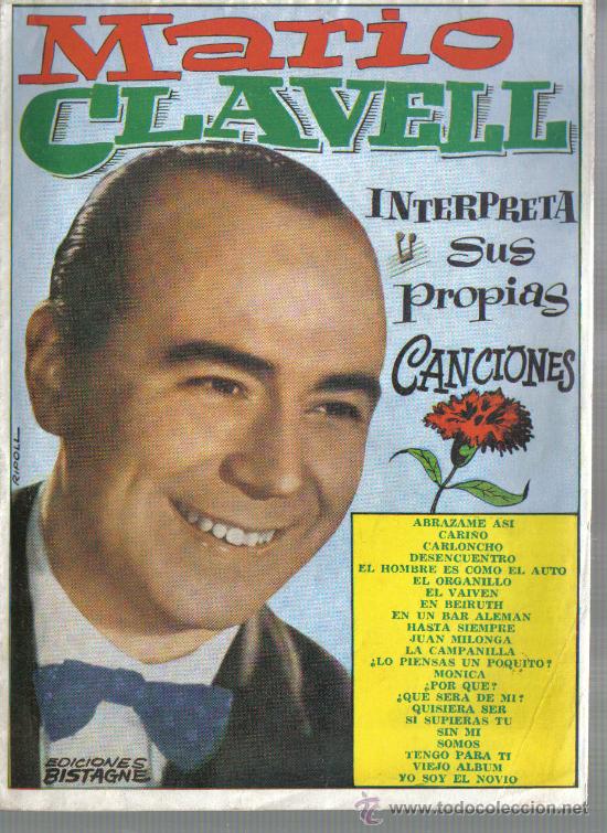 Music magazines: Cancionero  MARIO CLAVELL