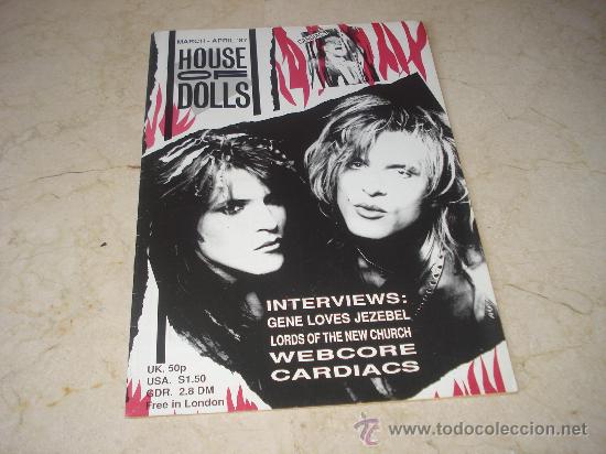 Music magazines: REVISTA HOUSE OF DOLLS - MARZO/ABRIL 1987 - PORTADA GENE LOVES JEZEBEL