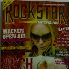 Revistas de música: ROCK STAR 4 ARCH ENEMY,WACKEN OPEN FESTIVAL,VELVET REVOLVER,STEVE VAI,MAREA,SEBASTIAN BACH,. Lote 27583165