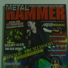 Revistas de música: METAL HAMMER 210 ANTHRAX JUDAS PRIEST SOAD TRISTANIA BLIND STARE MASTERPLAN BRUCE DICKINSON. Lote 23603602