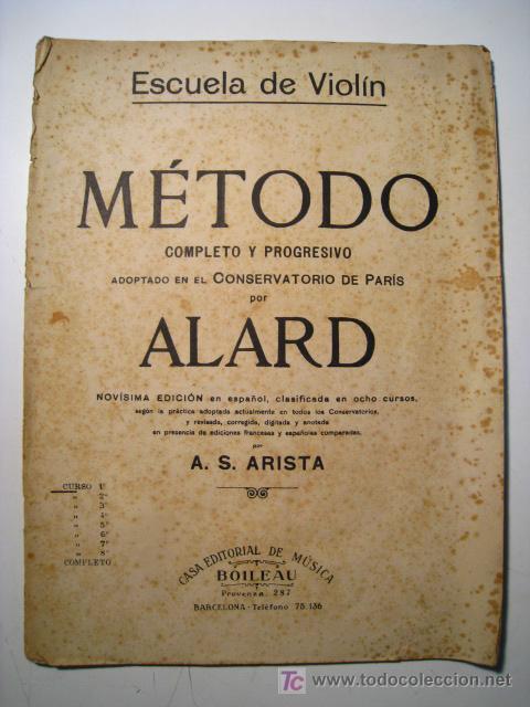 Revistas de m&uacute;sica: METODO PARA VIOLIN 2&ordm; CURSO - ALARD - BOILEAU