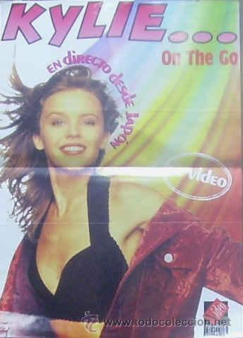 Magazines de musique: KYLIE MINOGUE POSTER PLEGADO 68&acute;50 X 48 CM SPAIN
