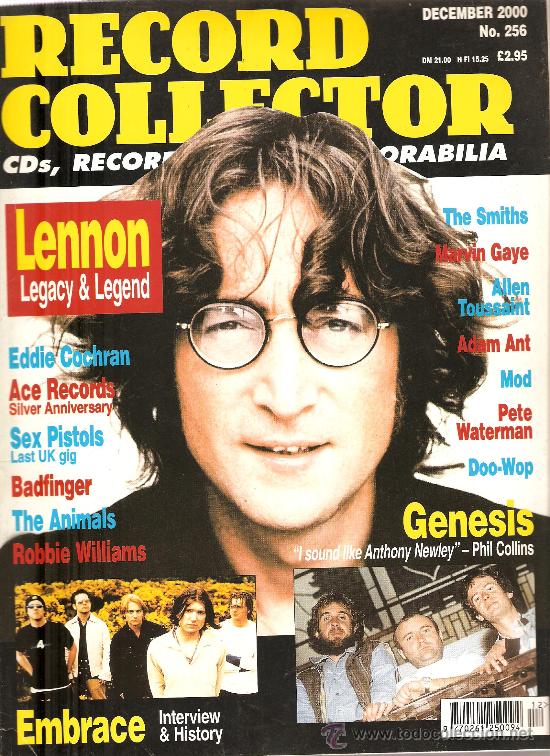 Revistas de m&uacute;sica: RC JOHN LENNON - EMBRACE - GENESIS - BADFINGER - ACE RECORDS