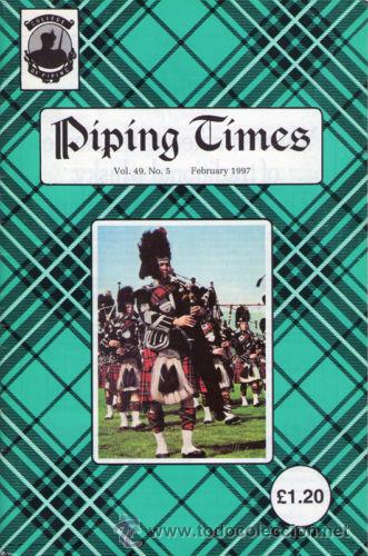 Music magazines: PIPING TIMES, LOTE REVISTAS GAITA ESCOCESA, A&Ntilde;O 1997