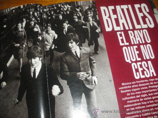 Music magazines: BEATLES, EL RAYO QUE NO CESA. ARTICULO DE REVISTA 6 HOJAS.