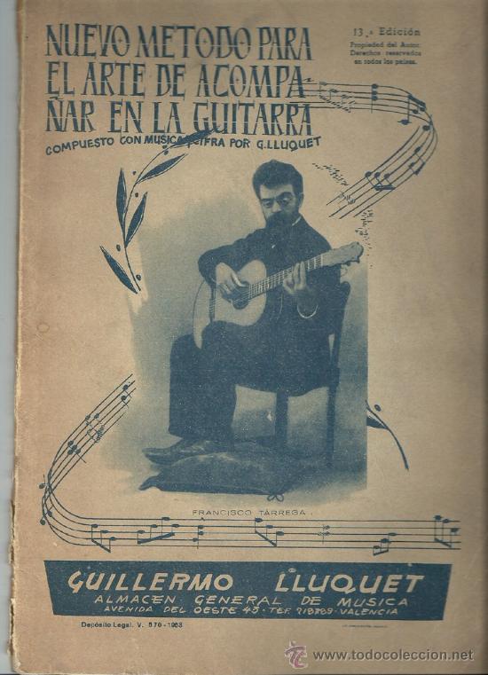 Magazines de musique: METODO PARA EL ARTE DE ACOMPA&Ntilde;AR EN GUITARRA--G.LLUQUET