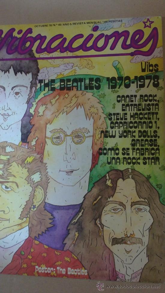 Music magazines: &VIBRACIONES.N&ordm;49-A&Ntilde;O;78 (VIBS.THE BEATLES.1970/1978.),POSTER DE THE BEATLES.