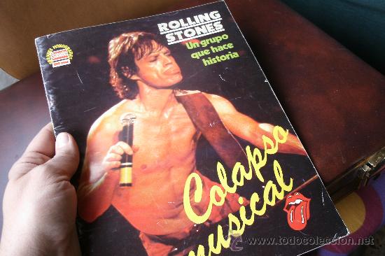Revistas de m&uacute;sica: ANTIGUA REVISTA GRANDES MONOGRAFIAS SABADO GRAFICO - ROLLING STONES -A&Ntilde;O 1982