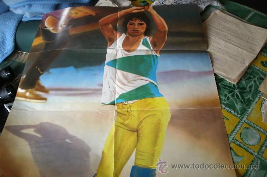 Revistas de m&uacute;sica: ANTIGUO Y ENORME POSTER DE LOS ROLLING STONES POR AMBAS CARAS