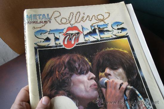 Revistas de m&uacute;sica: METAL HURLANT, ROLLING STONES, MONOGRAFICO , 1982,  RARO !!!!