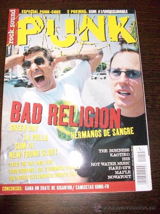 Music magazines: Rock Sound Especial Punk n&ordm; 4 - 2 posters Sum4 y Undeclinable sin CD