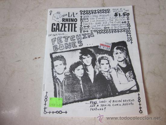 Magazines de musique: FANZINE THE LIL&acute;RHINNO GAZETTE N&ordm; 14 - 1989 - CON FETVHIN BONES, WIRE, SOUL ASYLUM, ETC