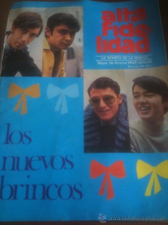 Revistas de m&uacute;sica: PORTADA REVISTA ALTA FIDELIDAD - A&Ntilde;O 1967 - ROCIO DURCAL - LOS NUEVOS BRINCOS