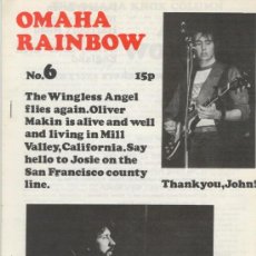 Revistas de música: OMAHA RAINBOW Nº 6 1975 REVISTA INGLESA ORIGINAL. Lote 34161628
