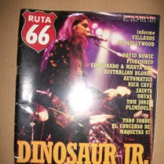 Revistas de música: REVISTA - RUTA 66 - ESPECIAL DINOSAUR JR - MAYO 1997 - FORRADA - DAVID BOWIE - NICK CAVE. Lote 34390395