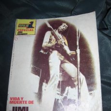 Revistas de música: JIMI HENDRIX REVISTA POPULAR 1 Nª 6 VIDA Y MUERTE DE JIMI HENDRIX 1973