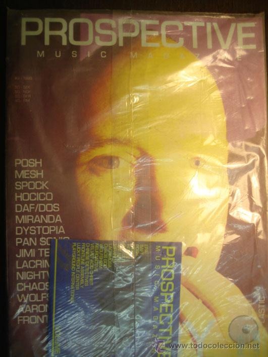 Magazines de musique: PROSPECTIVE MAGAZINE 2 + CD wolfsheim, front lyne assembly, mesh, hocico, lacrimosa, etc...