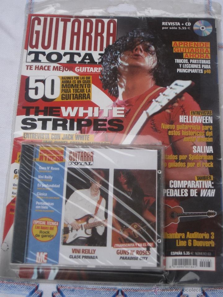 Revistas de m&uacute;sica: REVISTA : GUITARRA TOTAL, N&ordm; 63 Y CD.
