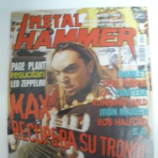 Revistas de música: METAL HAMMER Nª 126 AÑO 1998 MAX CALAVERA + POSTER SOULFLY Y MARILYN MANSON. Lote 42138941