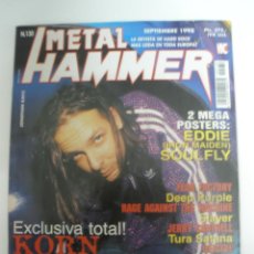 Revistas de música: METAL HAMMER Nº 130 1998 POSTER: EDDIE IRON MAIDEN+ SOULFLY. Lote 42139321