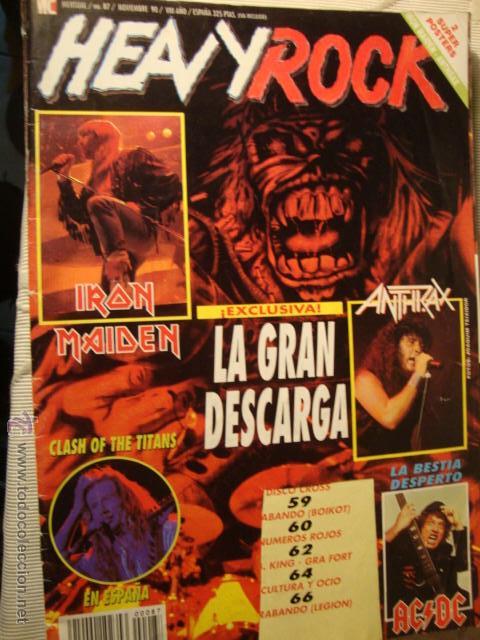 Magazines de musique: REVISTA MUSICA MUSICAL HEAVY METAL