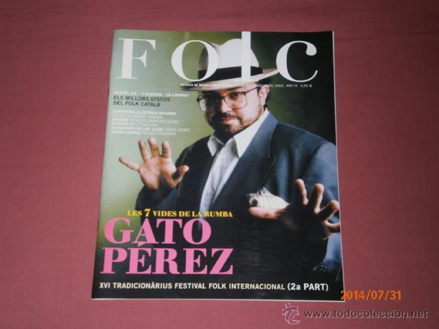 Music magazines: Revista Folc Gato P&eacute;rez Les 7 vides de la rumba 2003