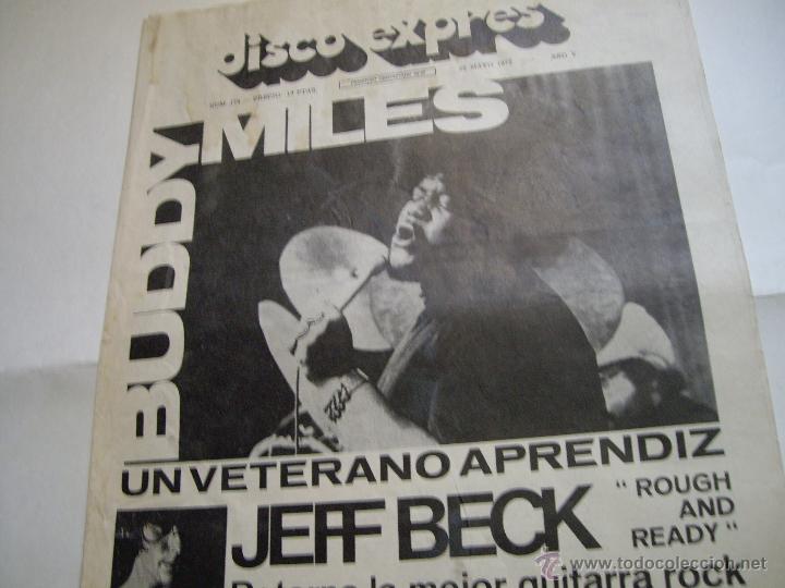 Music magazines: REVISTA DISCO EXPR&Eacute;S BUDDY MILES