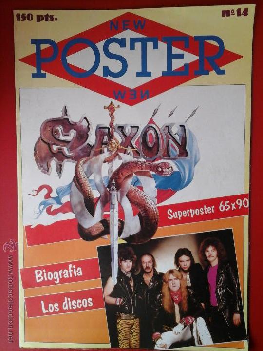 Revistas de m&uacute;sica: SAXON NEW POSTER - Foto 1