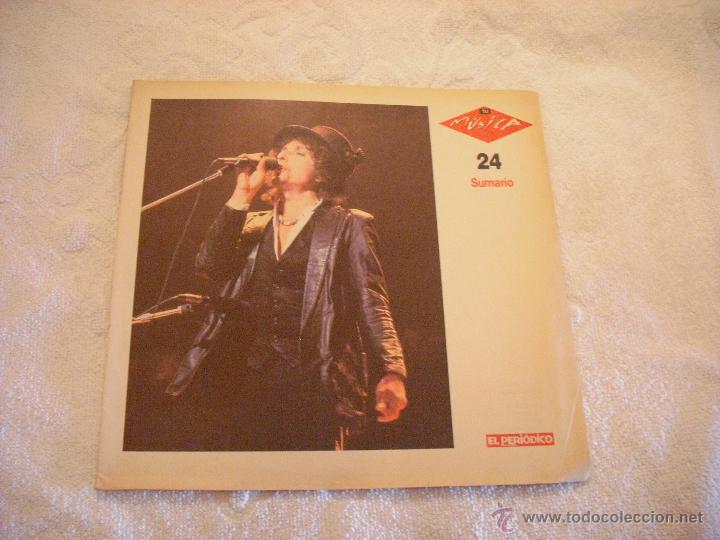 Magazines de musique: FASCICULO N&ordm; 24 DE TU MUSICA . EL PERIODICO. SUMARIO DE TODOS LOS GRUPOS  Y CANTANTES
