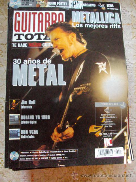 Music magazines: Revista Guitarra Total con cd numero 15