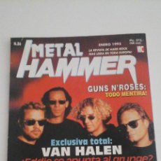 Revistas de música: METAL HAMMER Nº 86. VAN HALLEN. SIN PÓSTER.